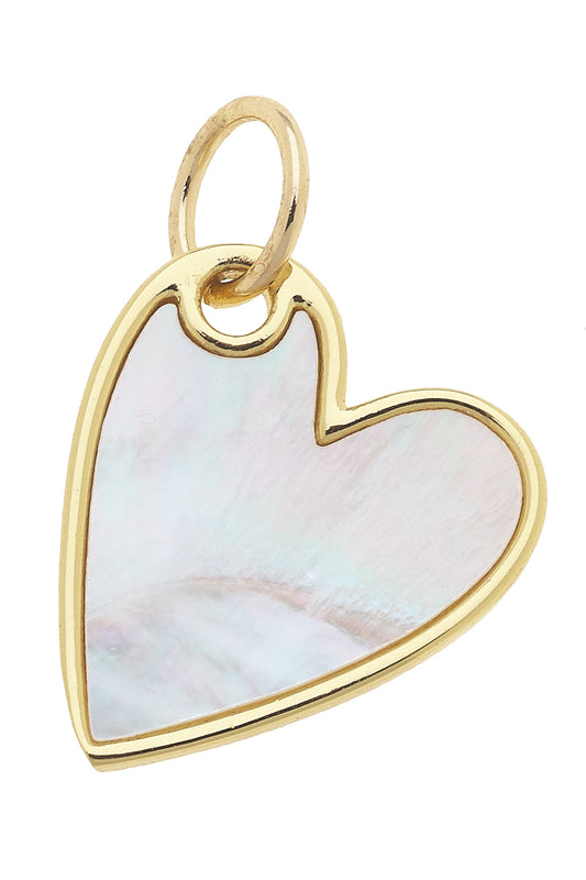 Charm - Heart - Mother of Pearl
