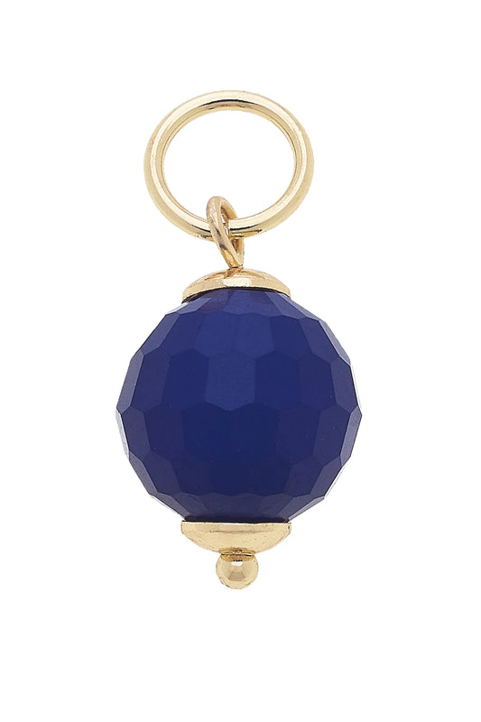 Charm - Resin Bead Royal Blue