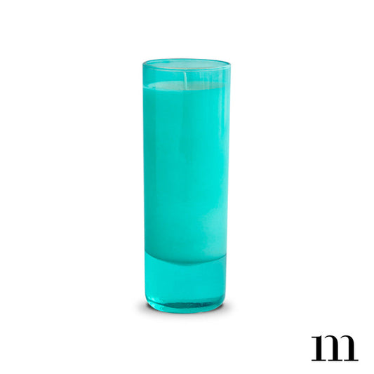 No. 7 Sea Salt 2oz Votive Teal