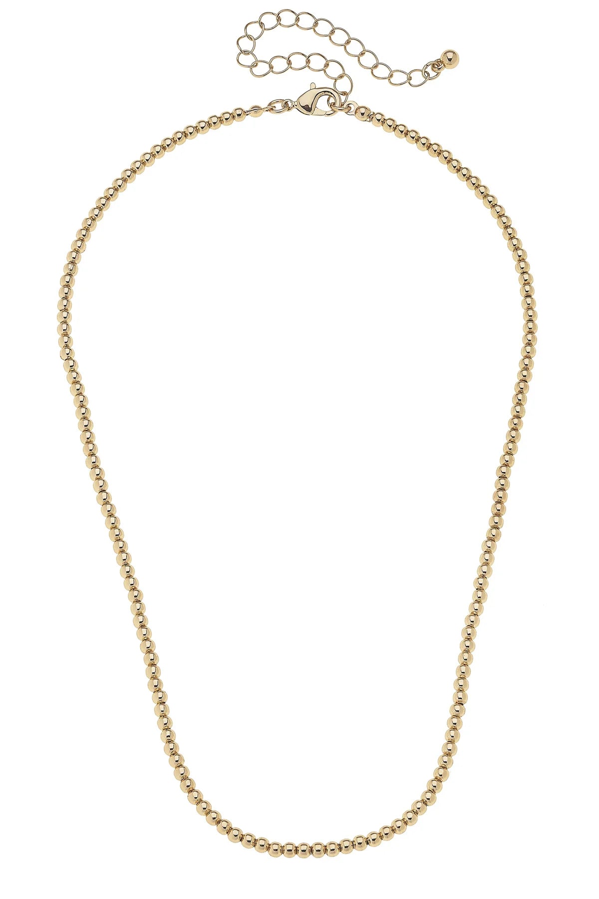 Necklace -  Walker Ball Bead - Gold