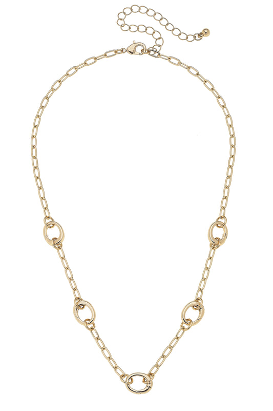 Necklace - Charm Collector - Shiny Gold