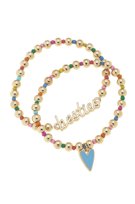 Bracelet - Besties Rainbow - Gold