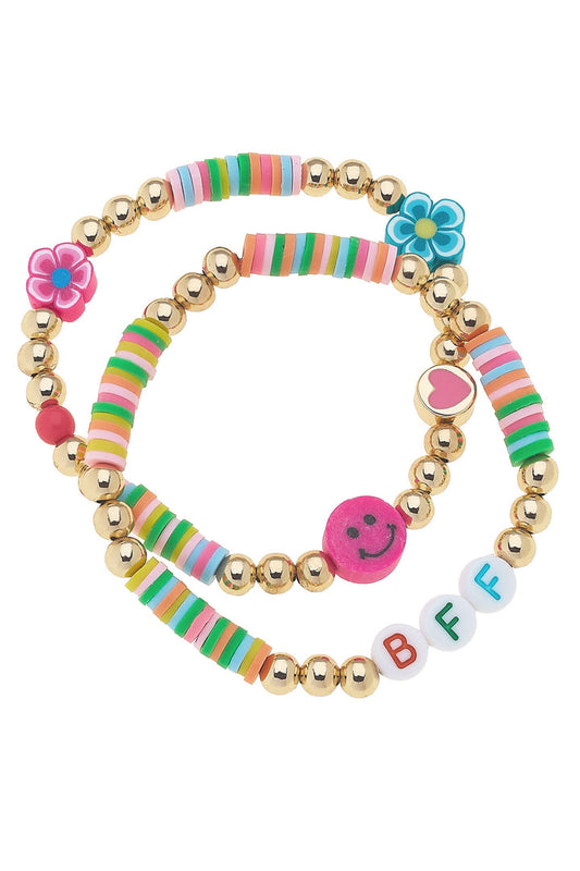 Bracelet - BFF Rainbow Color Block