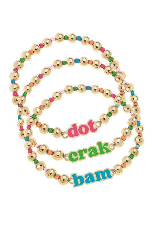 Stretch Bracelet - Dot.Crak.Bam. - Rainbow