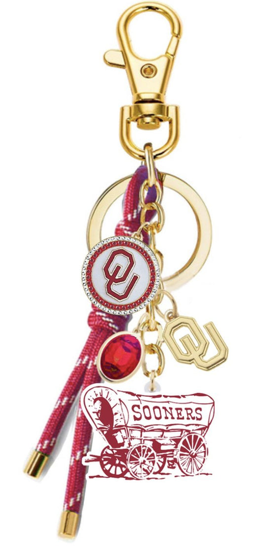 Bag Charm - Oklahoma Sooners