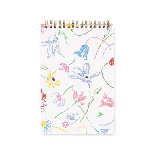 Small Top Spiral Notebook - Joyful  Garden