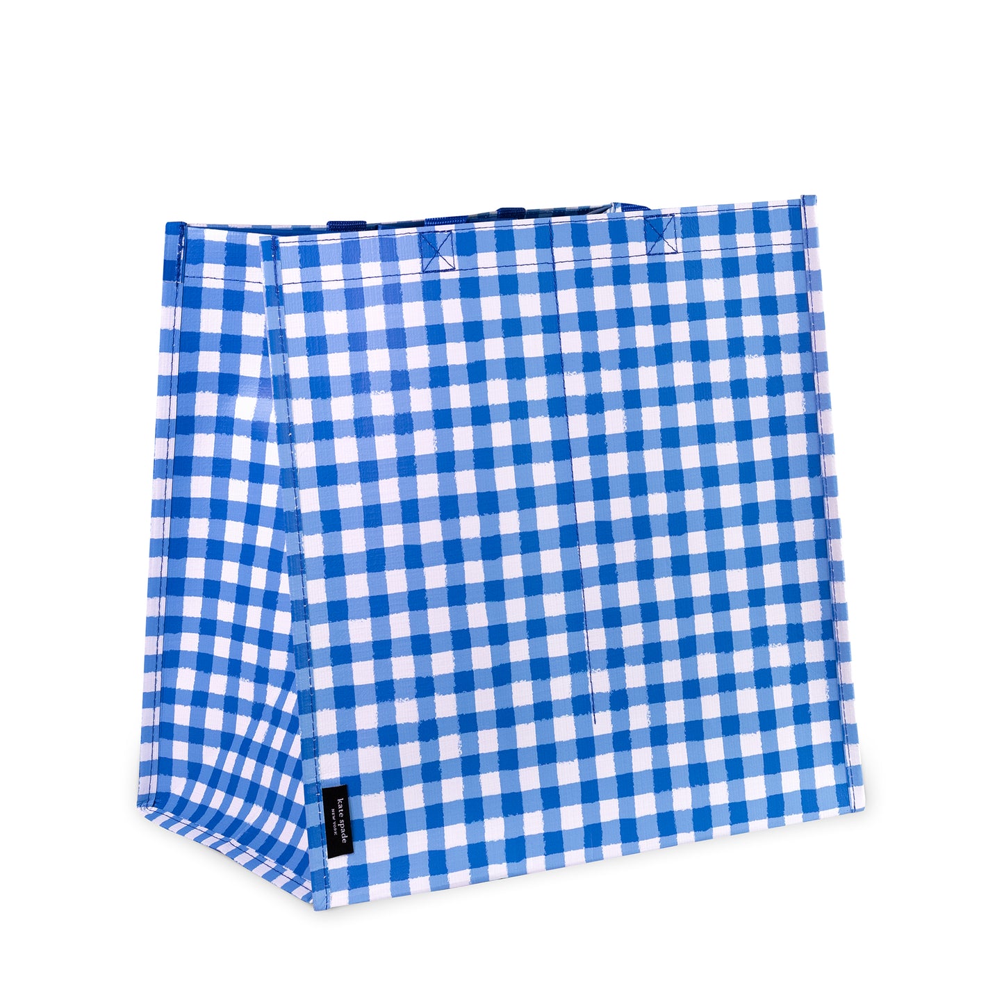 Grocery Tote - Blue Gingham