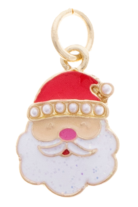 Charm - Pearl Studded Santa