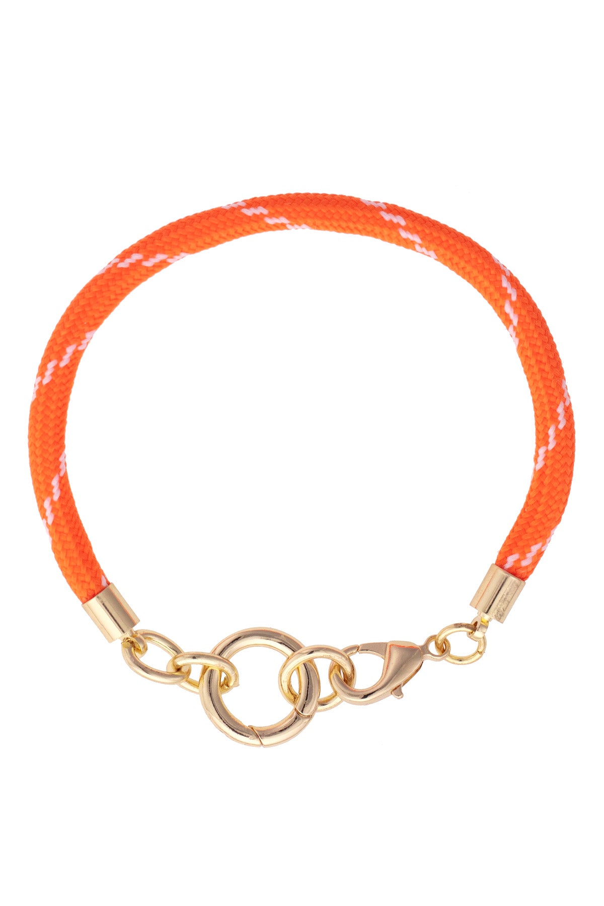 Goldie Paracord Charm Bracelet Base - Orange