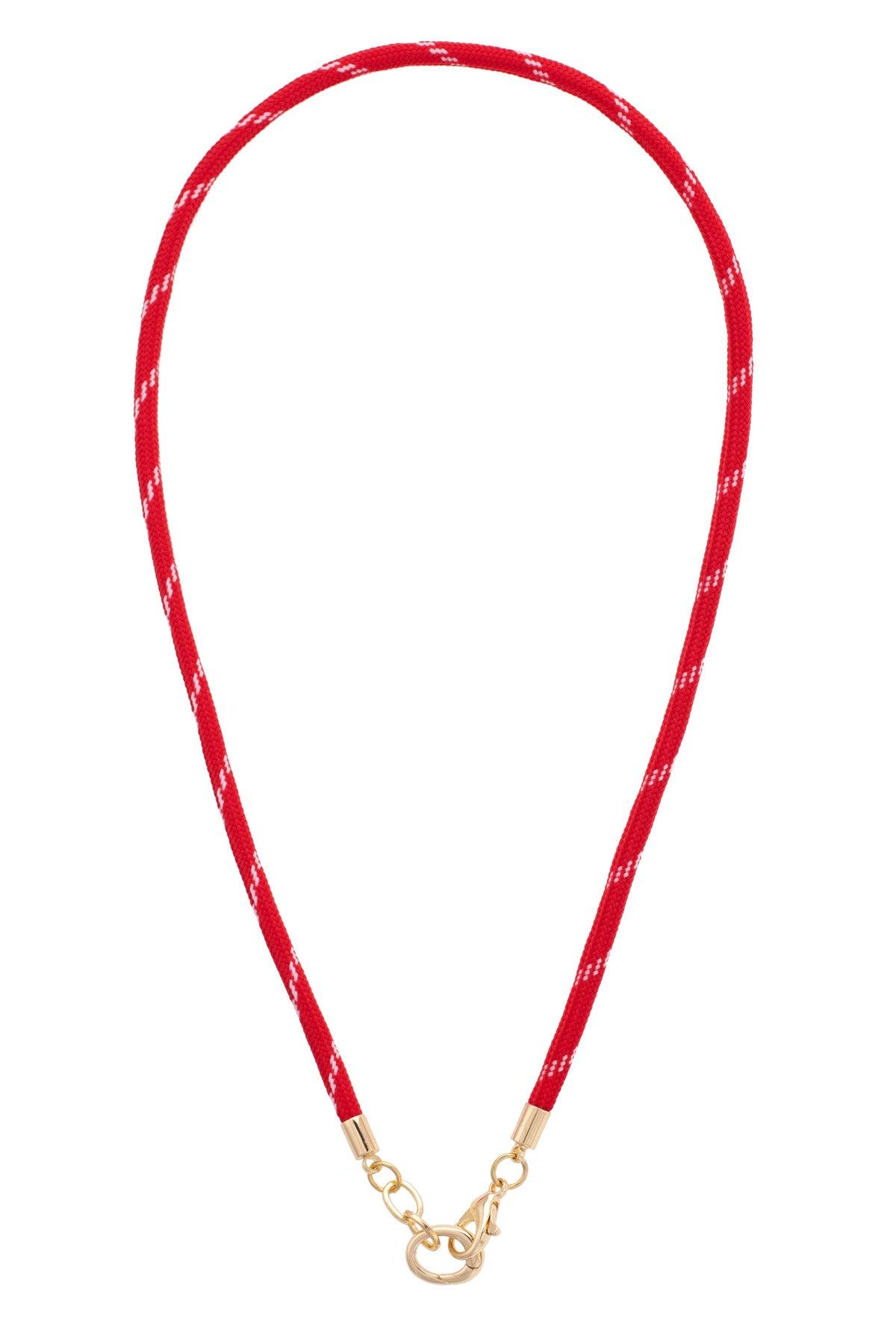 Goldie Paracord Charm Necklace Base - Red