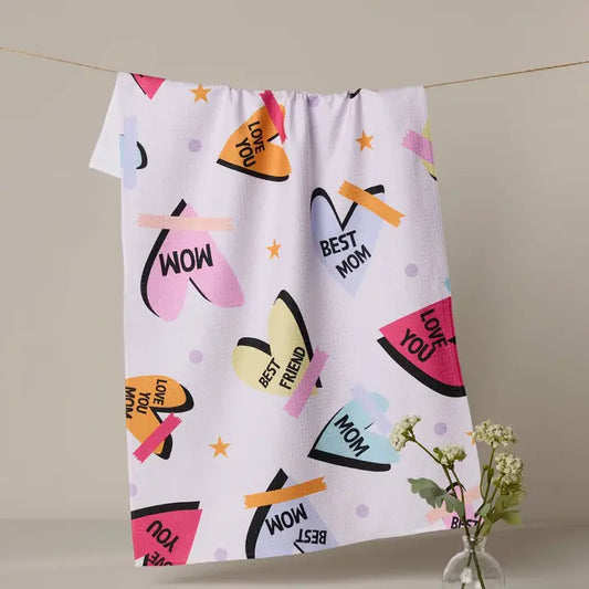 Notes To Mom Tea Towel