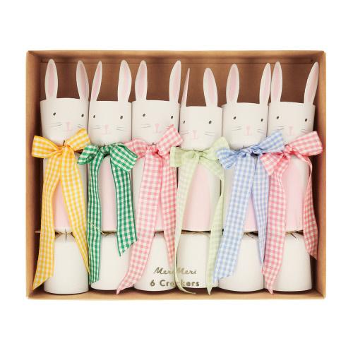 Crackers - Gingham Bow Bunny