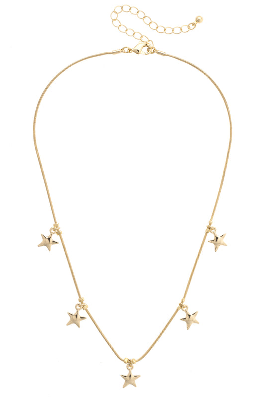 Maddy Star Charm Gold Necklace