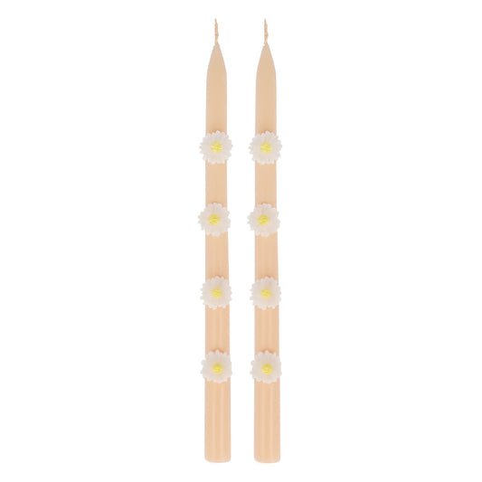 Table Candles - Pink Daisy