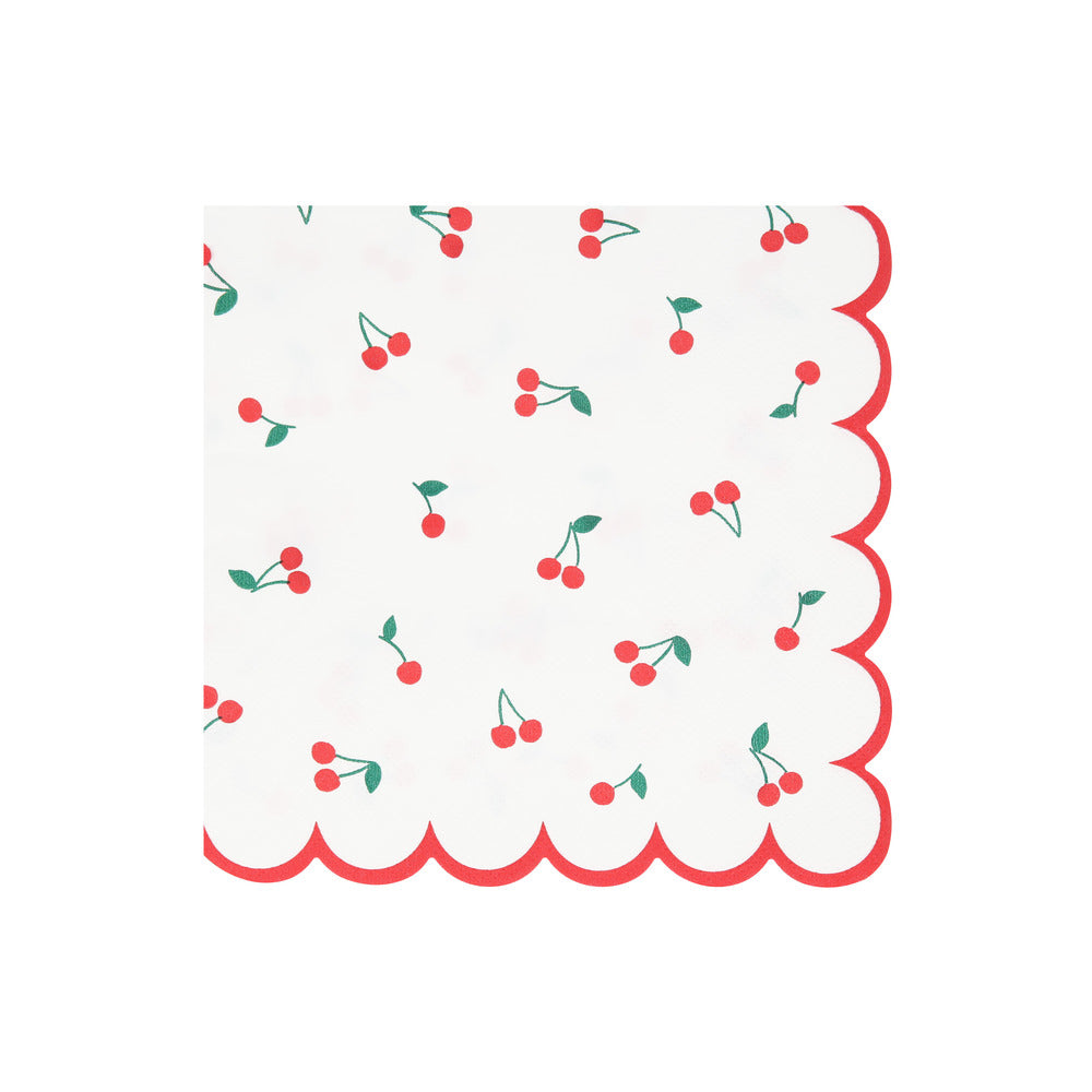 Large Napkins - Cherry Pattern