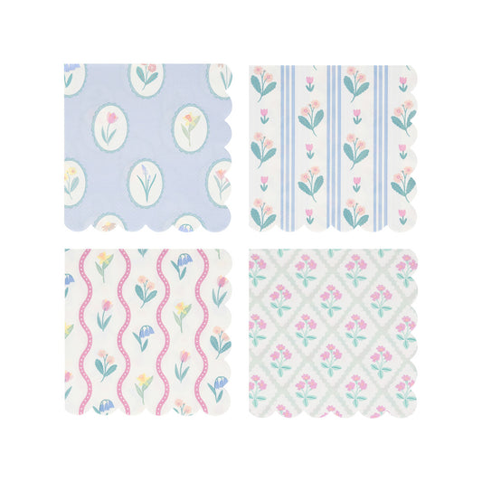 Small Napkins - Bloomsbury Floral Pattern