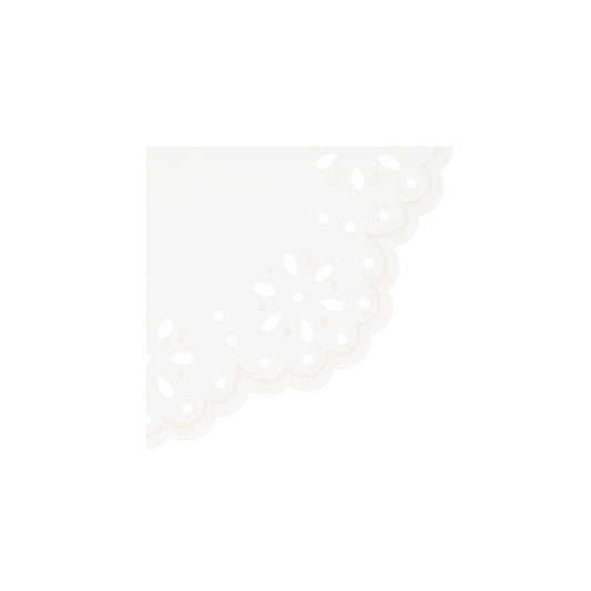 Small Napkins - Broderie Anglaise Lace - White