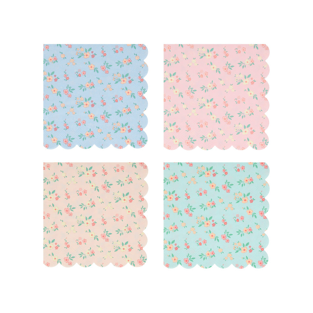 Small Napkins - Vintage Rose