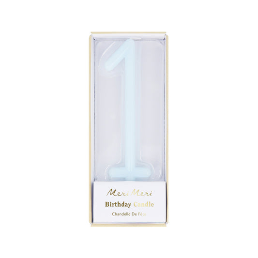 Candle - Slim Number 1