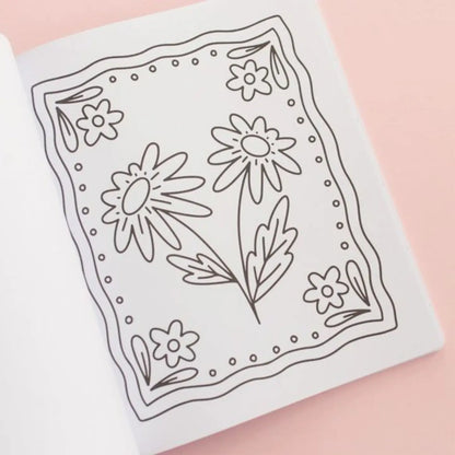 Bows & Blooms Coloring Book