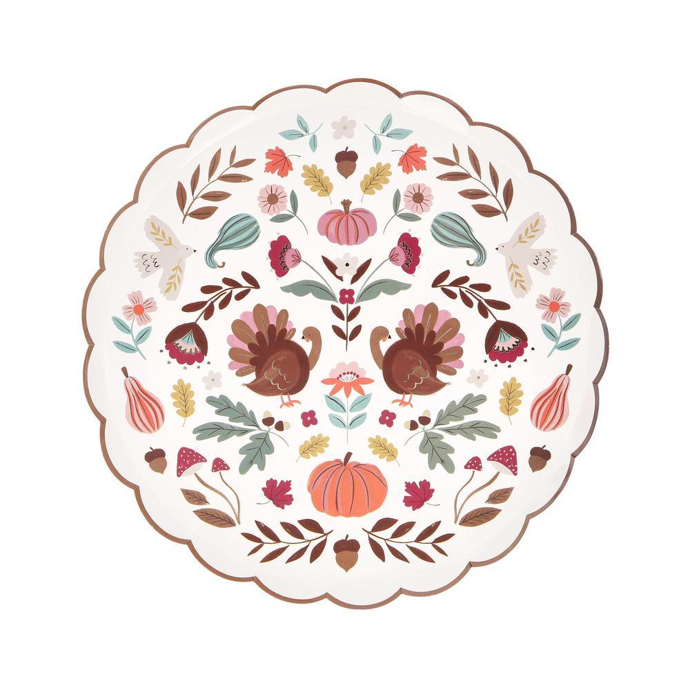 Folk Fall Side Plates