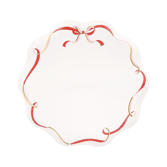 Ribbon Bow Side Plates