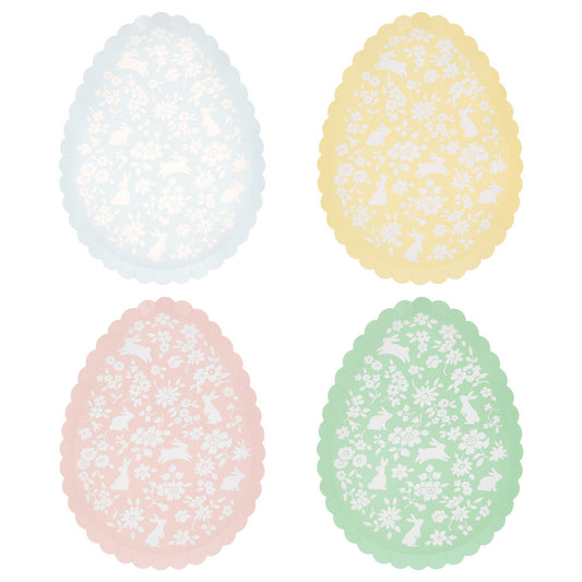 Egg Plates - Ditsy Bunny