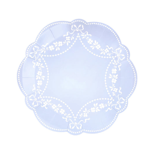 Side Plates - Rococo Blue