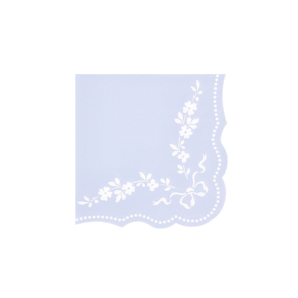 Small Napkins - Rococo Blue