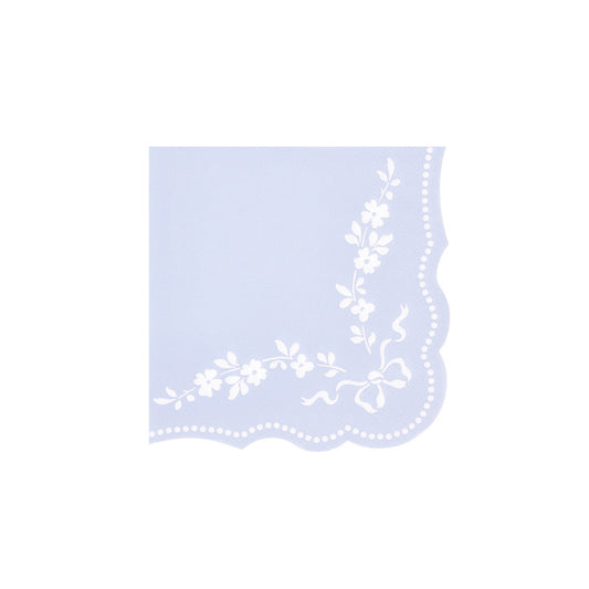 Small Napkins - Rococo Blue