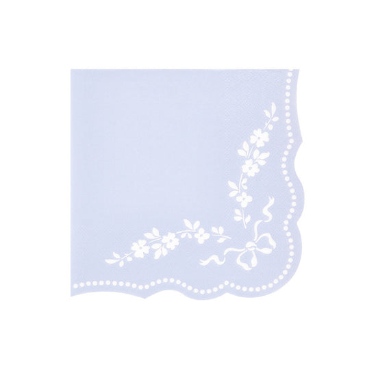 Large Napkins - Rococo Blue