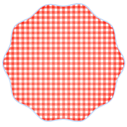 Dinner Plates - Red Gingham
