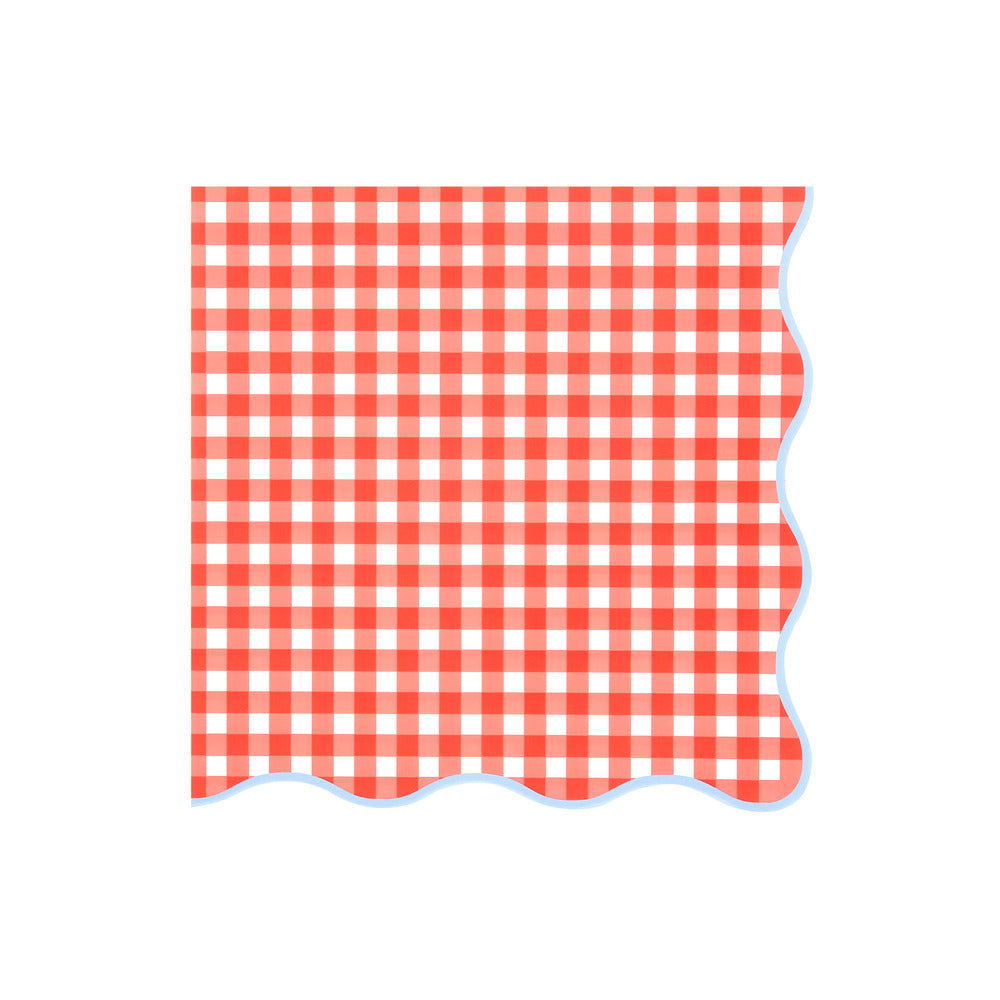 Large Napkins - Red Gingham