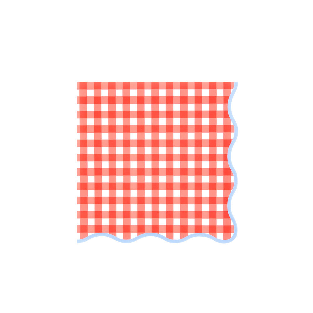 Small Napkins - Red Gingham