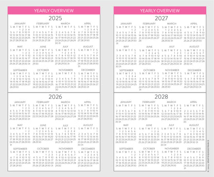 2-Year Pocket Planner - Floral