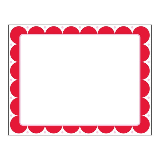 Scallop Flat Notes - Red