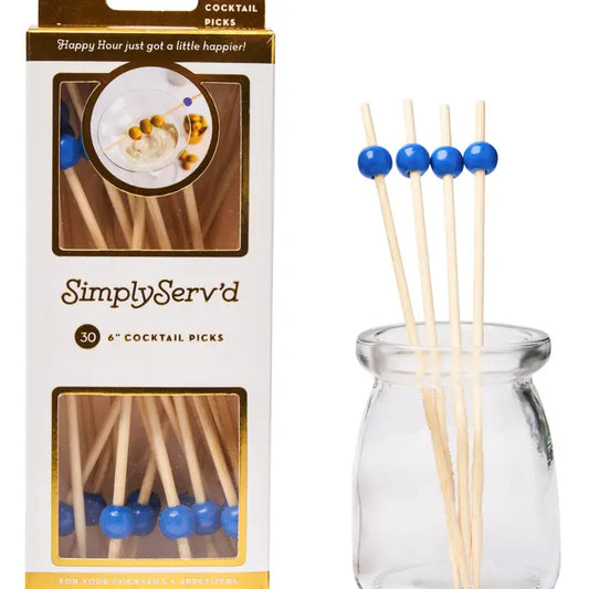Party Pick Large Cobalt Blue | 30pkg