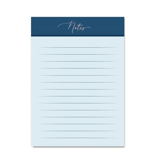 Blue Refined Notepad
