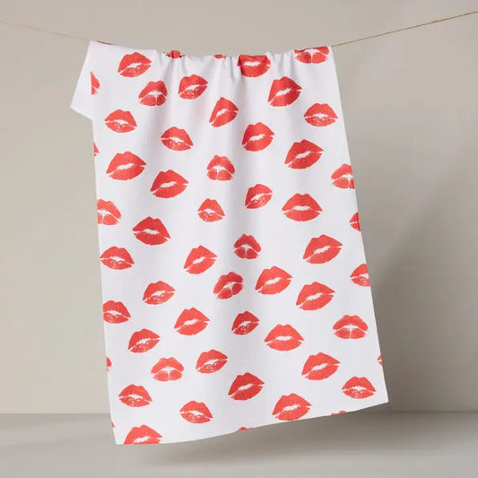 Muchos Besos Tea Towel