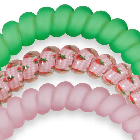 Small Spiral Hair Coils - Handpicked Strawberries