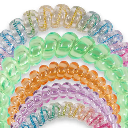 Spiral Hair Coils - Technicolor Dreams