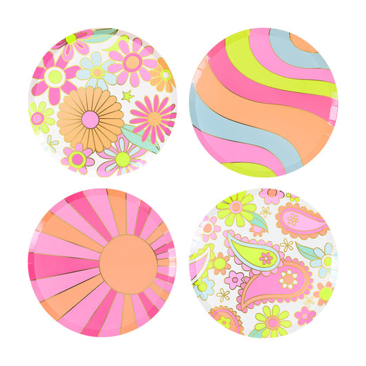 Side Plates - Flower Power