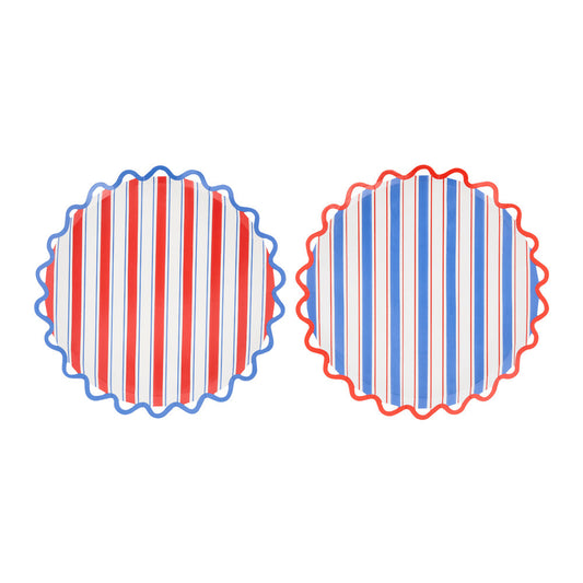 Side Plates - Nautical Striped