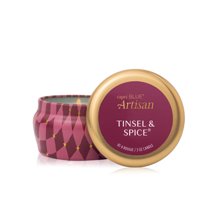 Artisan Winter Bazaar Mini Tin - Tinsel & Spice