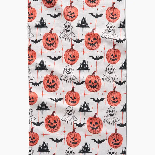 Halloween Is Here Tea Towel