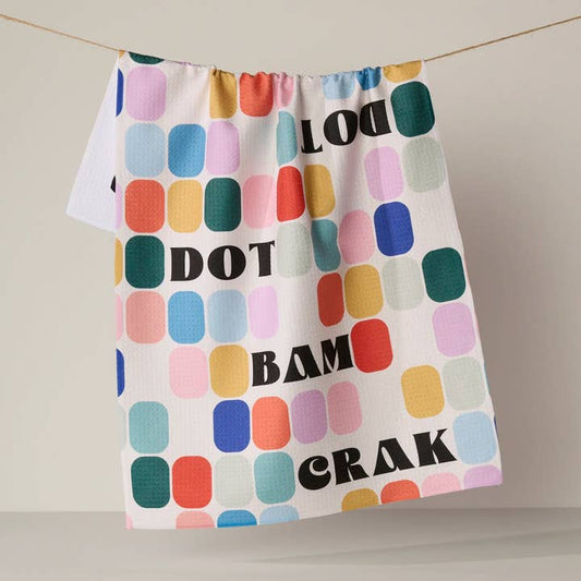 Tile Talk Tea Towel