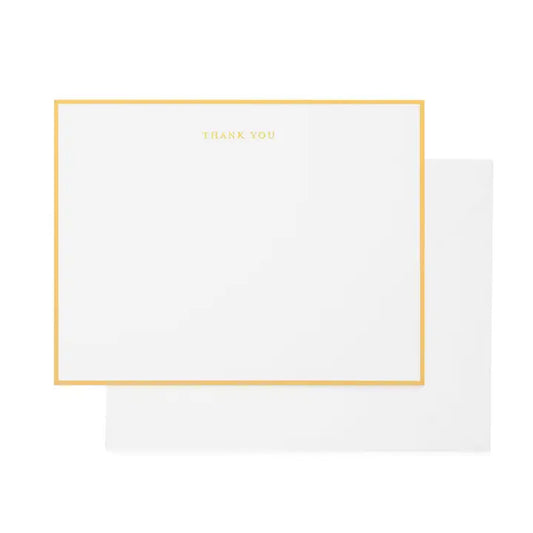 Note Set -  Simple Gold Thank You