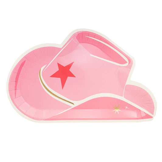 Cowgirl Hat Paper Plates