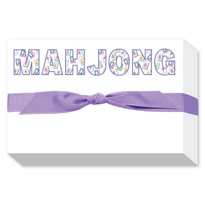 Mahjong Big and Bold Notepad