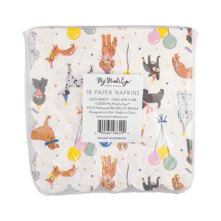 Dog Party Cocktail Napkins